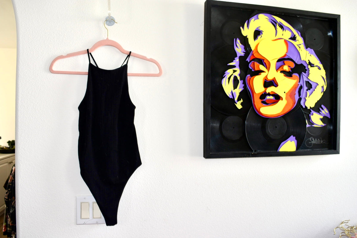 NIKIBIKI ONESIZE  HIGH NECK HALTER BODYSUIT