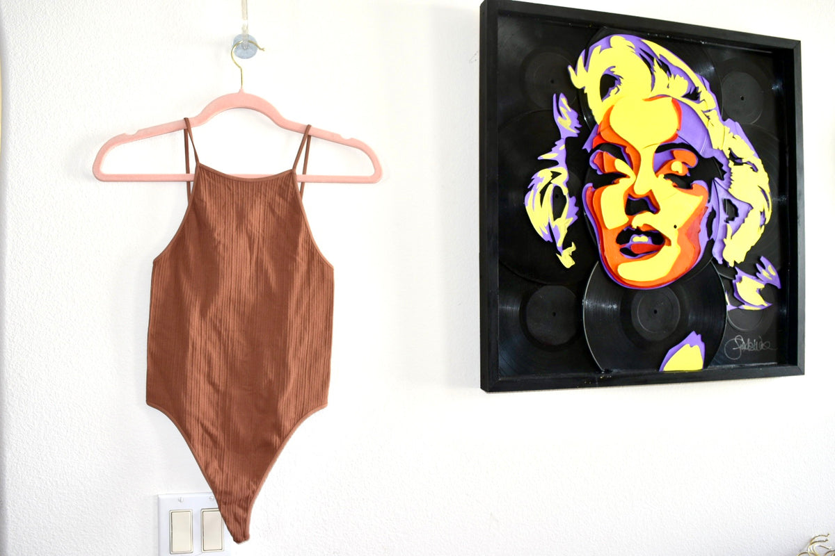 NIKIBIKI ONESIZE  HIGH NECK HALTER BODYSUIT