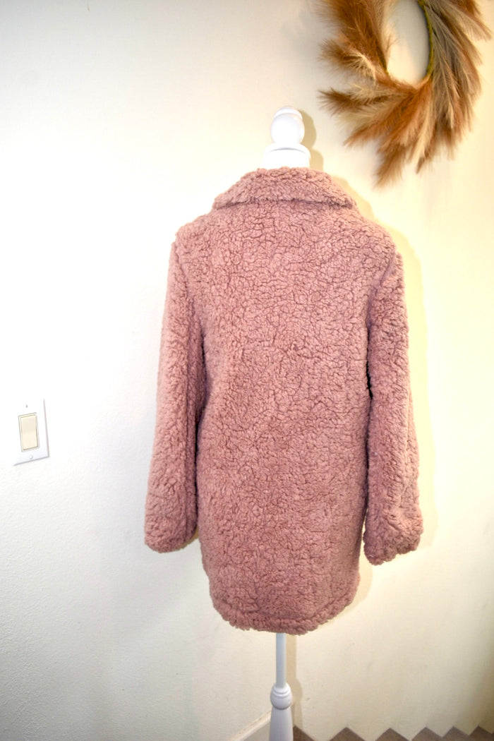 HAUTE MONDE SHERPA PEACOAT
