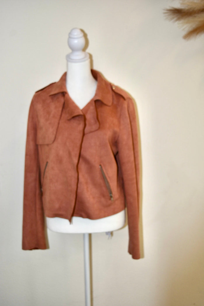 SKIES ARE BLUE SUEDE JACKET
