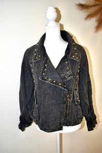 HONEY STORM STUDDED DENIM JACKETS