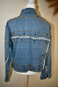 HONEY STORM STUDDED DENIM JACKETS