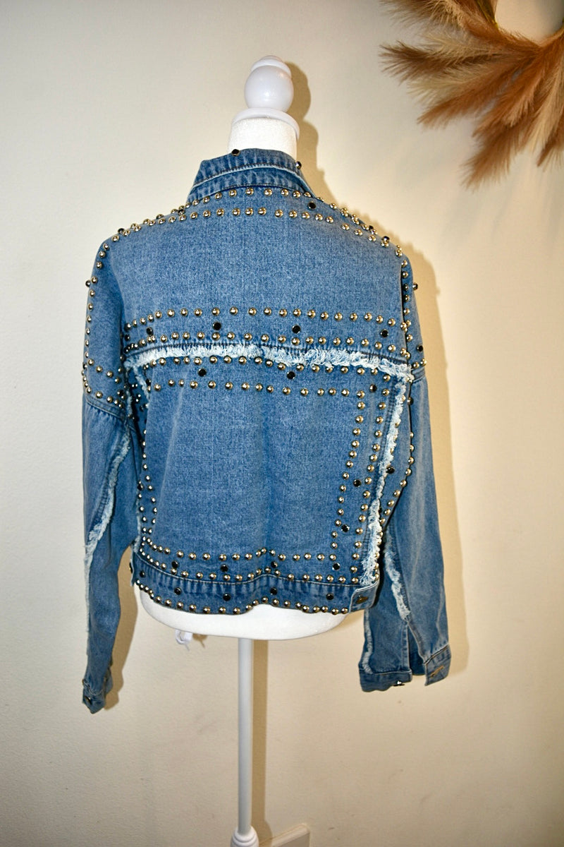 HONEY STORM STUDDED DENIM JACKETS
