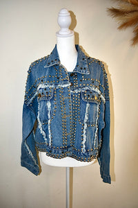 HONEY STORM STUDDED DENIM JACKETS