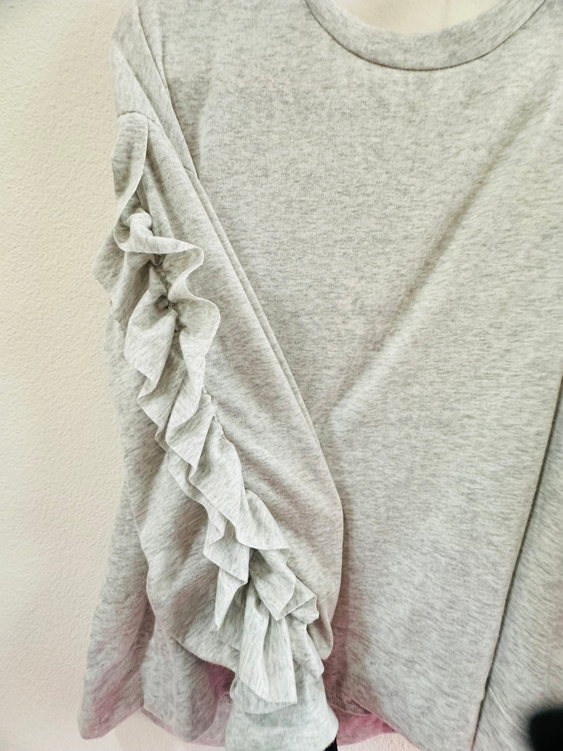DAVI & DANI RUFFLE LONG SLEEVE TOP
