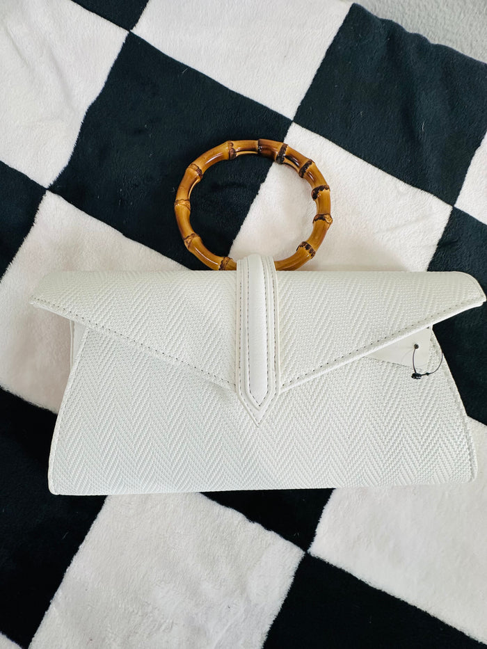 WHITE BEACH HAND BAG