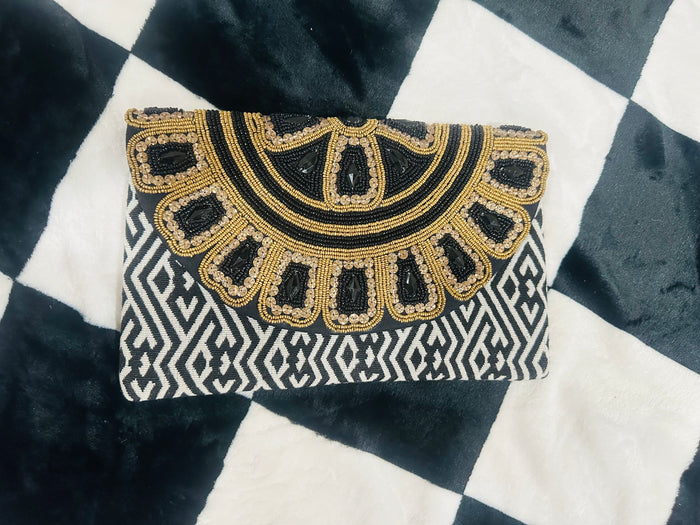 HANDMADE FOLD OVER CLUTCH BAGS