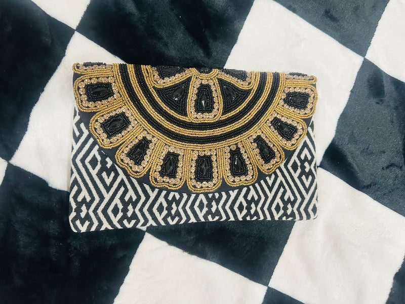 HANDMADE FOLD OVER CLUTCH BAGS