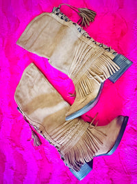 NAUGHTY MONKEY AZTEC COWBOY BOOTS