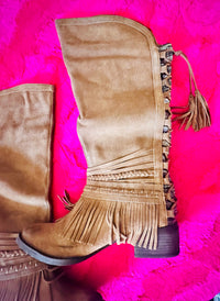 NAUGHTY MONKEY AZTEC COWBOY BOOTS
