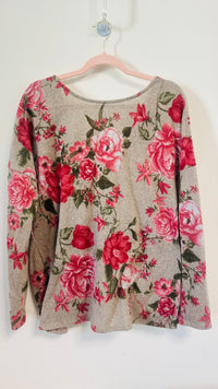 FANTASTIC FAWN ROSE CRISS CROSS BACK TOP
